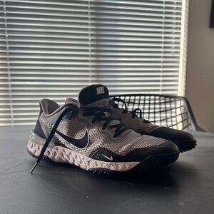 Nike Black and White Running Shoes